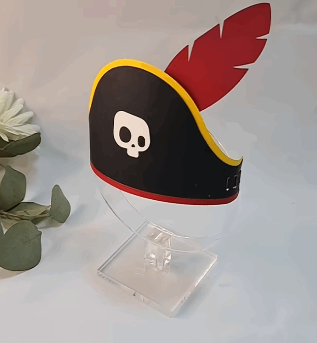 Paper pirate hat