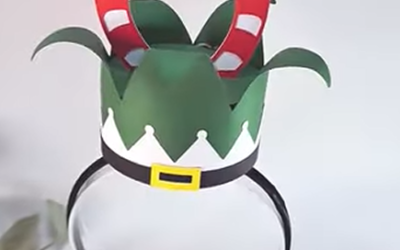 Let’s Make a Paper Christmas Elf Hat – Festive & Fun DIY Craft!